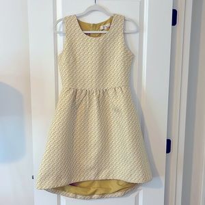 Lili Rose Yellow Embroidered Dress